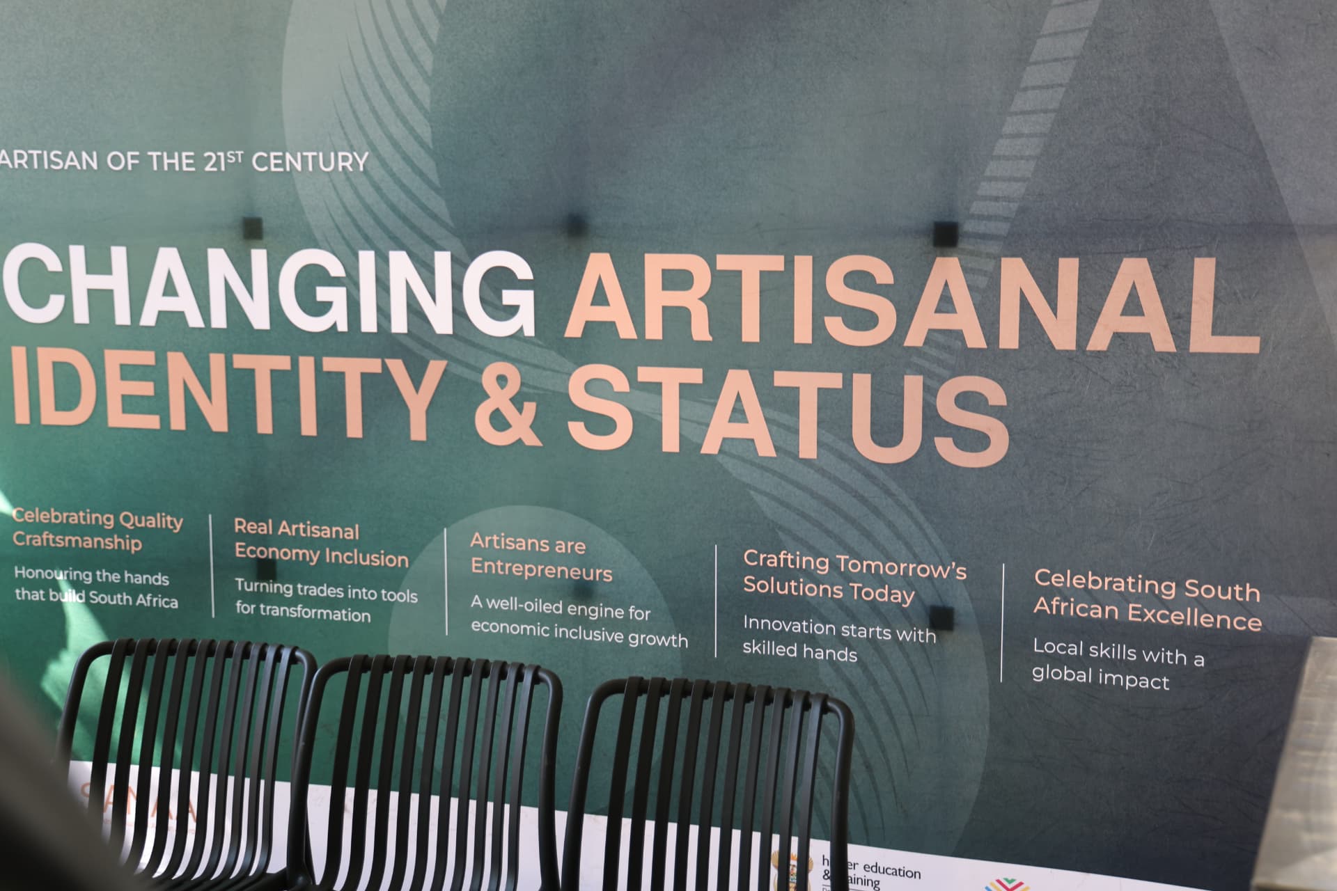 SANAA banner reading Changing Artisanal Identity and Status at the venue
