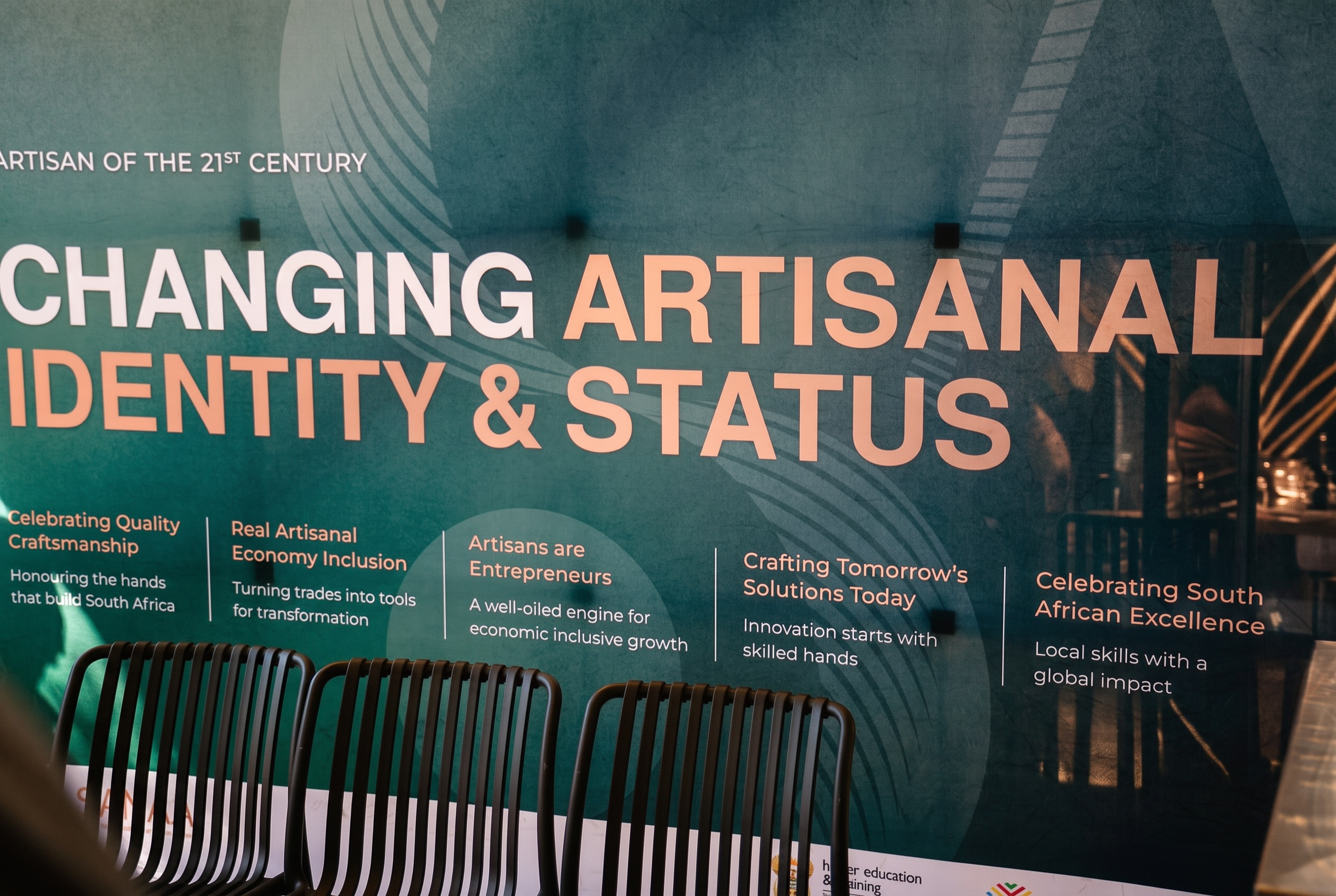 SANAA banner reading Changing Artisanal Identity and Status at the venue