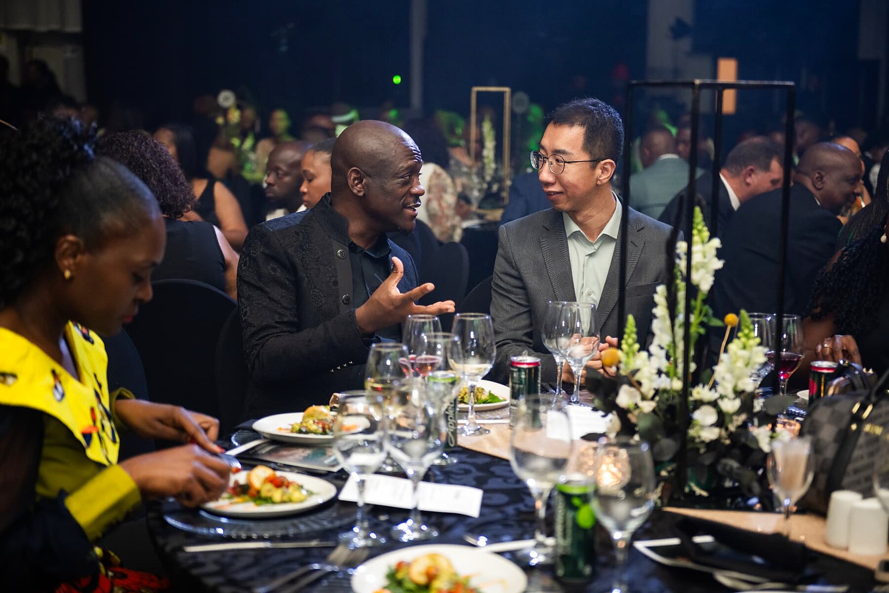 Delegates in conversation over dinner at the SANAA 2026 gala